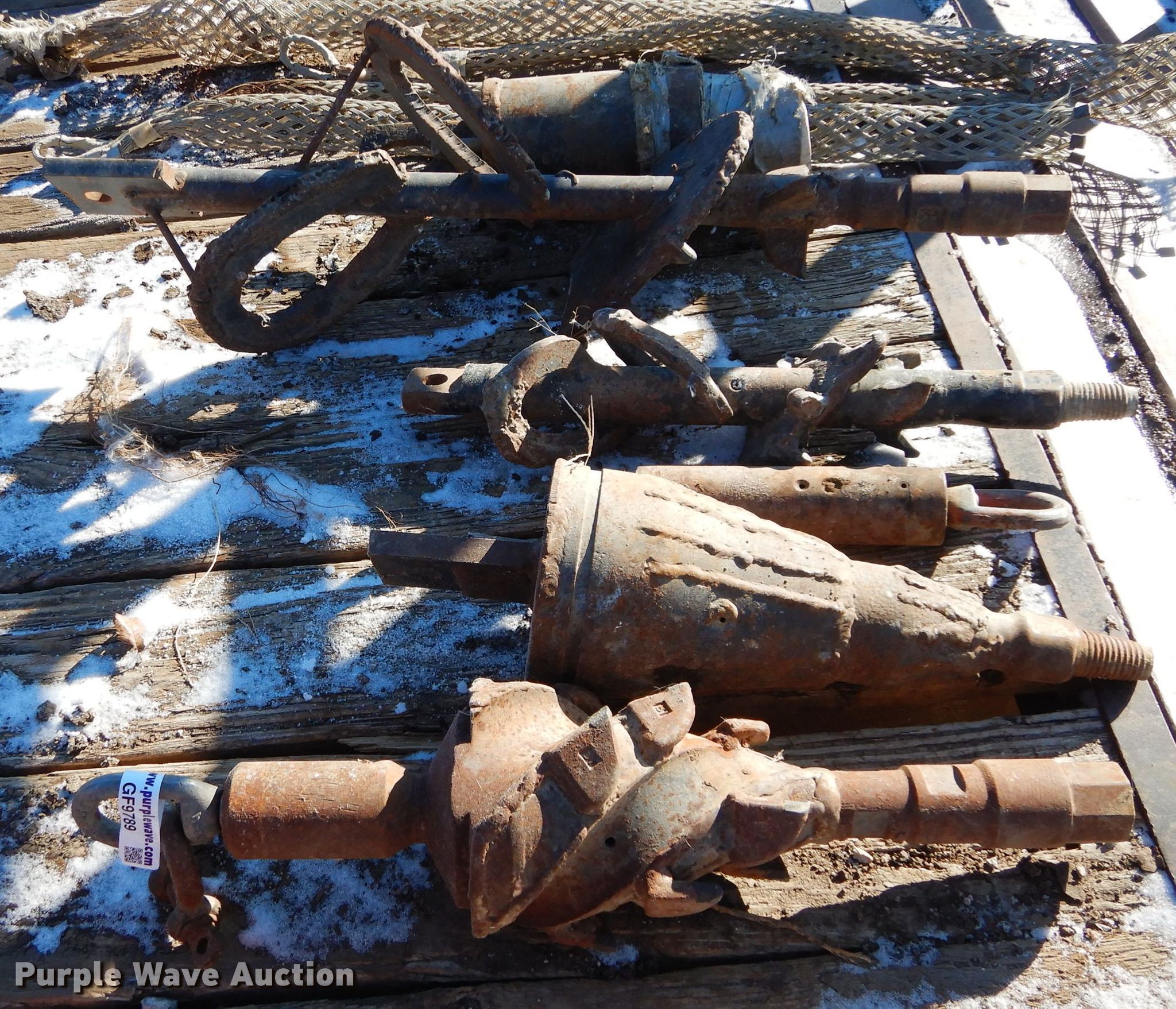 Directional drill reamers in Augusta, KS Item GF9789 sold Purple Wave