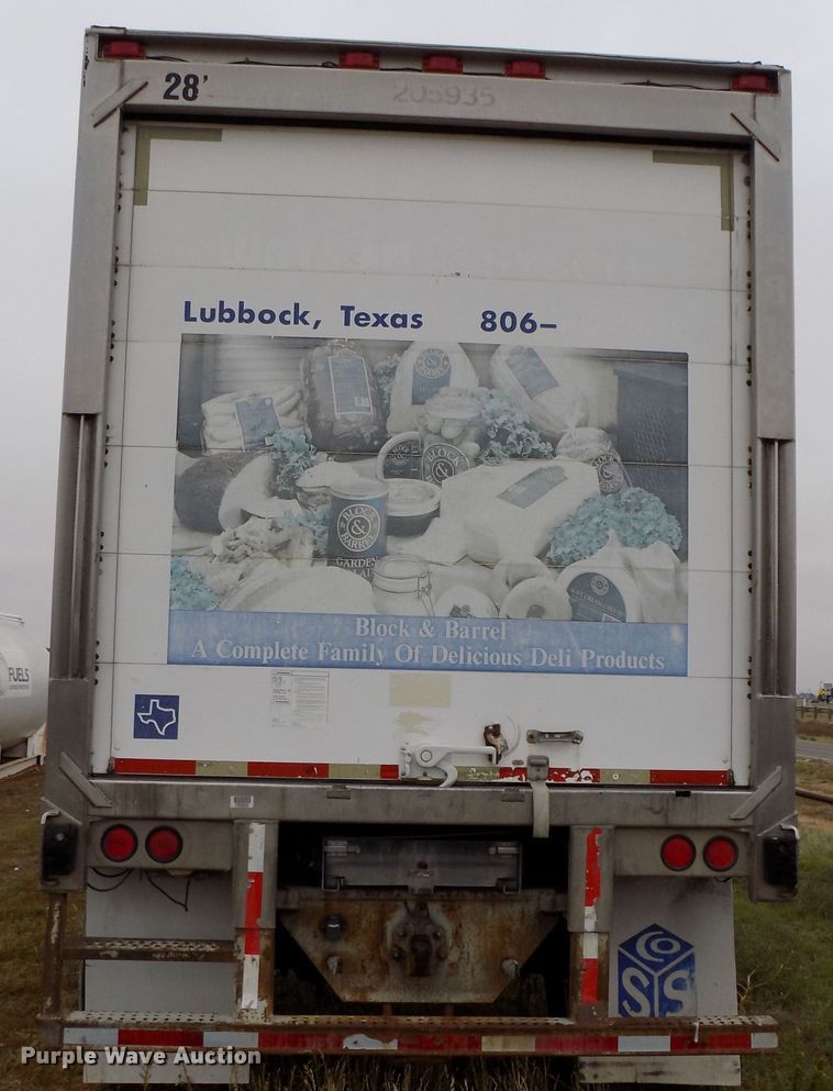 image for item FK9911 2000 Utility Trailers refrigerated van trailer