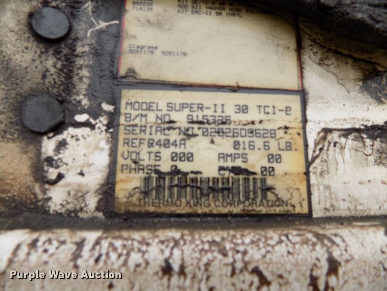 image for item FK9911 2000 Utility Trailers refrigerated van trailer