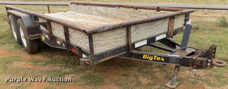 image for item FK9912 2011 Big Tex 12PL-16BK utility trailer
