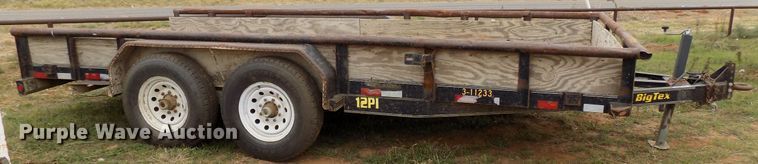 image for item FK9912 2011 Big Tex 12PL-16BK utility trailer