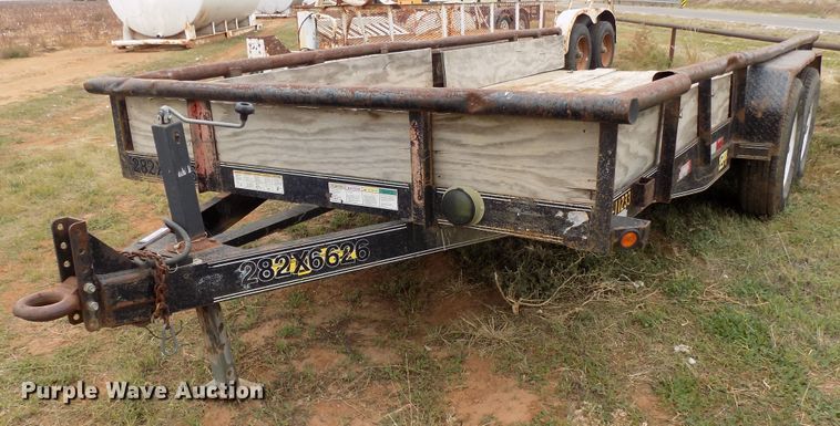 image for item FK9912 2011 Big Tex 12PL-16BK utility trailer