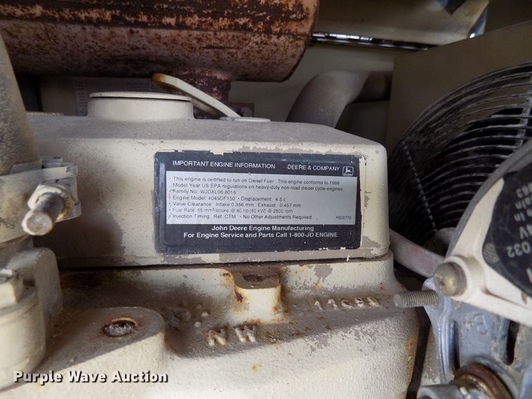 image for item FK9920 1999 Ingersoll Rand XP185WJD air compressor