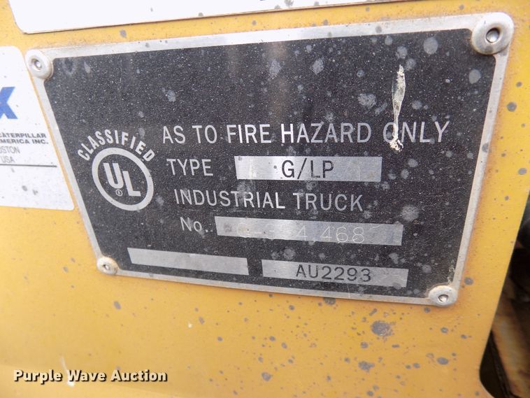 image for item FK9925 Caterpillar 2P5000 forklift