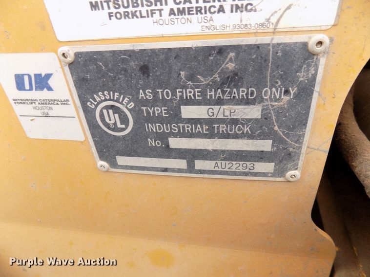 image for item FK9926 Caterpillar 2P5000 forklift