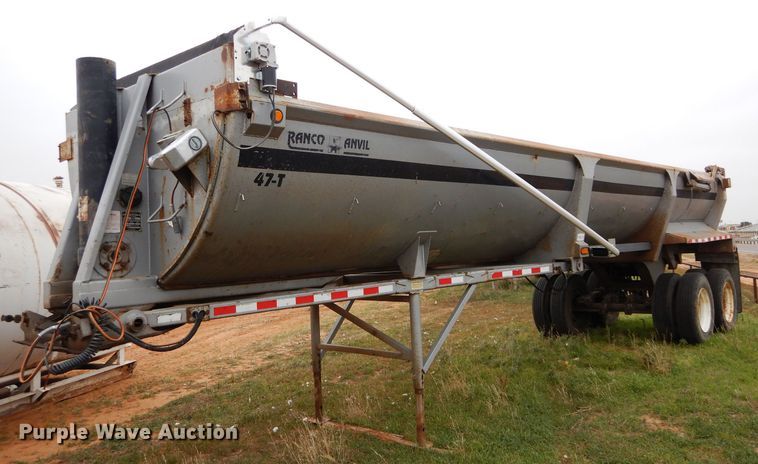 image for item FK9928 1997 Ranch Manufacturing Co end dump trailer