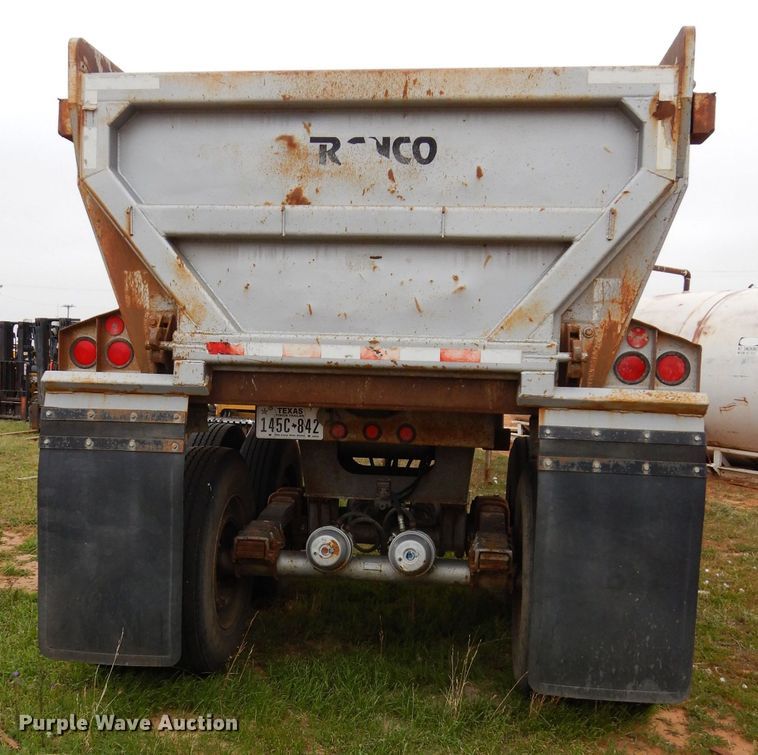 image for item FK9928 1997 Ranch Manufacturing Co end dump trailer
