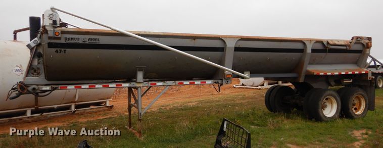 image for item FK9928 1997 Ranch Manufacturing Co end dump trailer