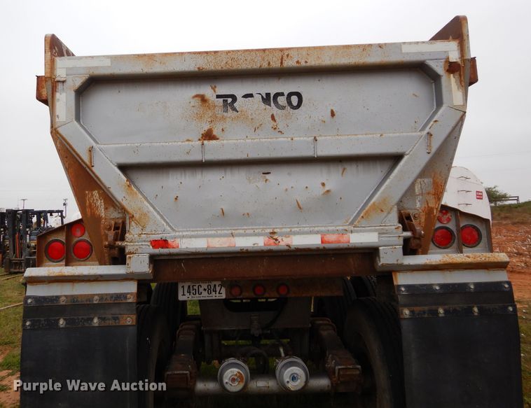 image for item FK9928 1997 Ranch Manufacturing Co end dump trailer