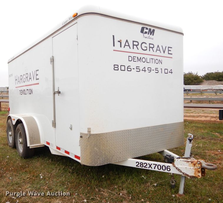 image for item FK9934 2015 CM CMC5240-1400252 enclosed cargo trailer