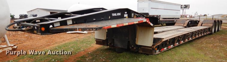 image for item FK9936 2007 Trail King TK110HDG-533 lowboy equipment trailer