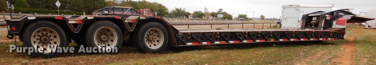 image for item FK9936 2007 Trail King TK110HDG-533 lowboy equipment trailer