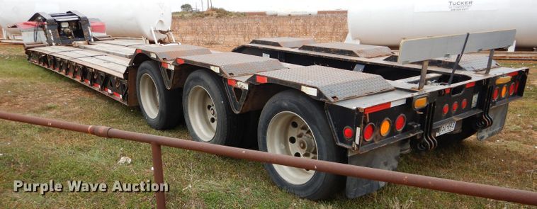 image for item FK9936 2007 Trail King TK110HDG-533 lowboy equipment trailer