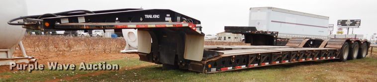 image for item FK9936 2007 Trail King TK110HDG-533 lowboy equipment trailer
