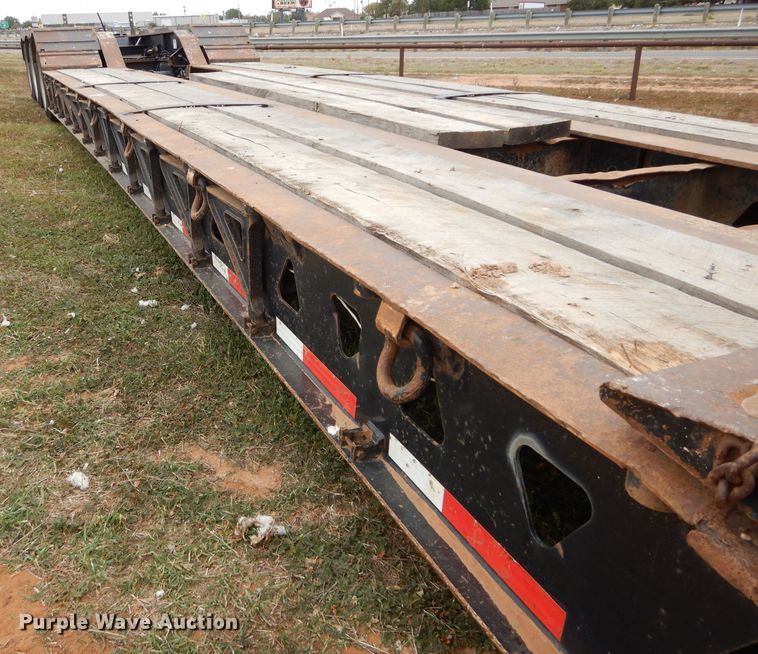 image for item FK9936 2007 Trail King TK110HDG-533 lowboy equipment trailer