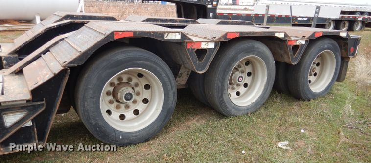 image for item FK9936 2007 Trail King TK110HDG-533 lowboy equipment trailer