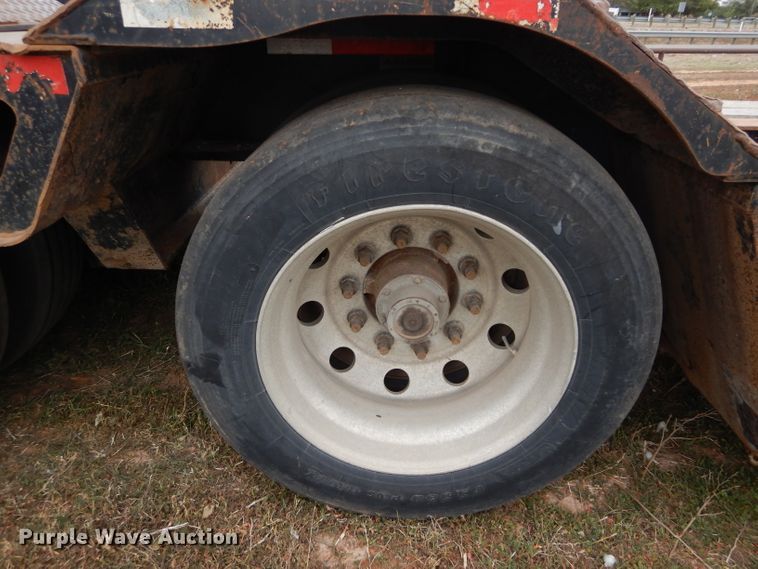 image for item FK9936 2007 Trail King TK110HDG-533 lowboy equipment trailer