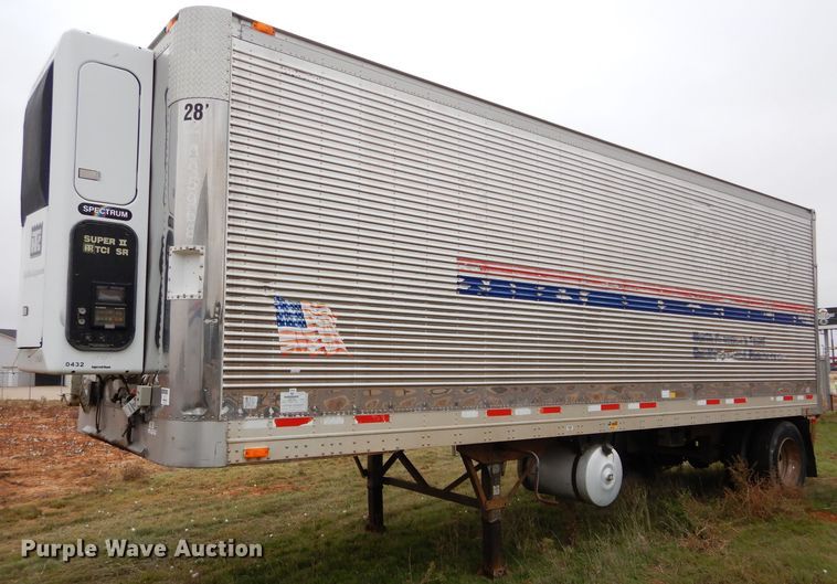 image for item FK9941 2003 Wabash refrigerated van trailer