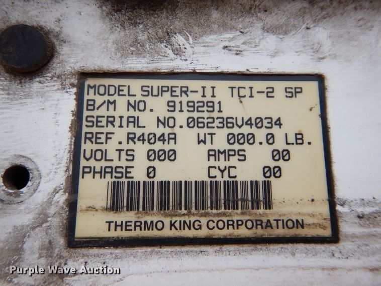 image for item FK9941 2003 Wabash refrigerated van trailer