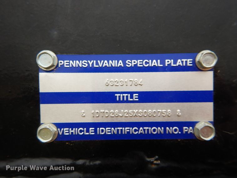 image for item FK9942 1999 Dorsey end dump trailer