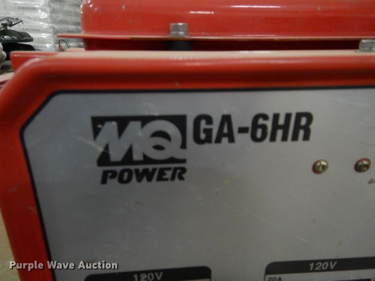 image for item FK9948 MQ Power GA-6HR generator
