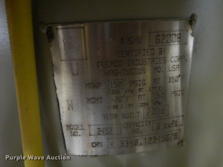 image for item FK9959 2018 Clemco 2452 classic blast machine