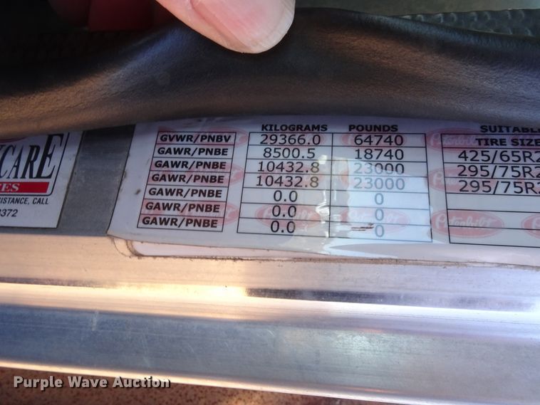 image for item GC9092 2008 Peterbilt 367 flatbed truck