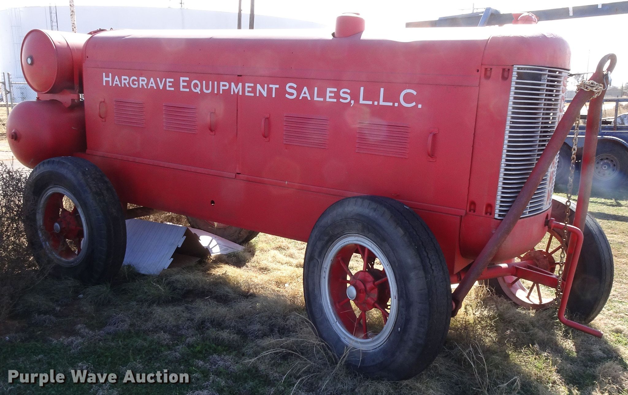 Schramm compressor in Slaton, TX Item GC9091 sold Purple Wave