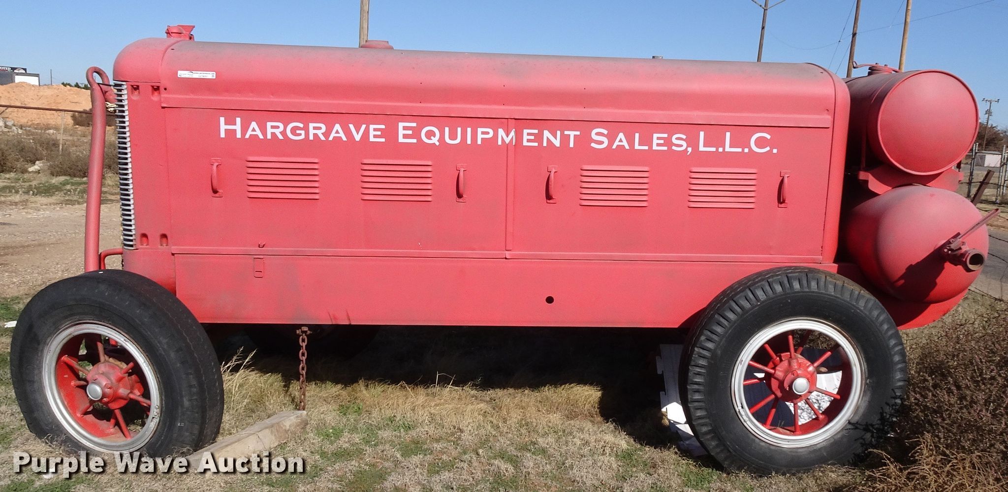 Schramm compressor in Slaton, TX Item GC9091 sold Purple Wave