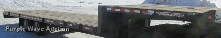 image for item DA8339 2018 Towmaster T-40T tilt deck equipment trailer