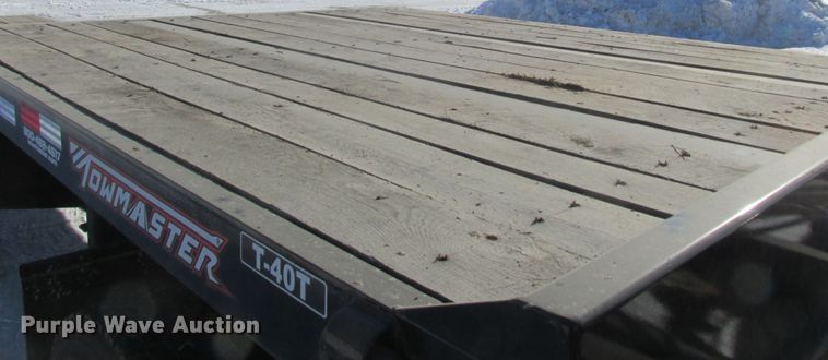 image for item DA8339 2018 Towmaster T-40T tilt deck equipment trailer