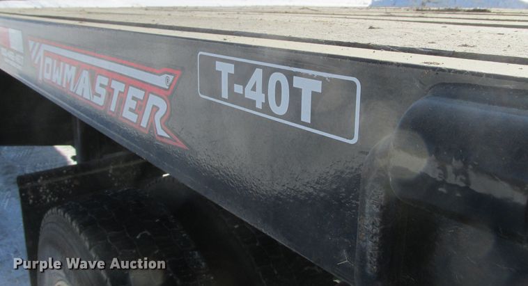 image for item DA8339 2018 Towmaster T-40T tilt deck equipment trailer