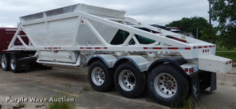 image for item DE3957 2009 American Carrier Equipment ABD370T bottom dump trailer