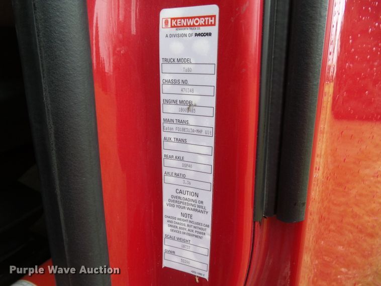 image for item DF0820 2015 Kenworth T680 semi truck
