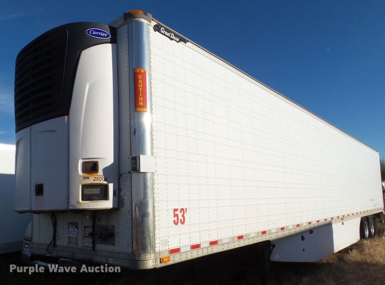 image for item DF0821 2010 Great Dane SUP-1114-11053 refrigerated van trailer