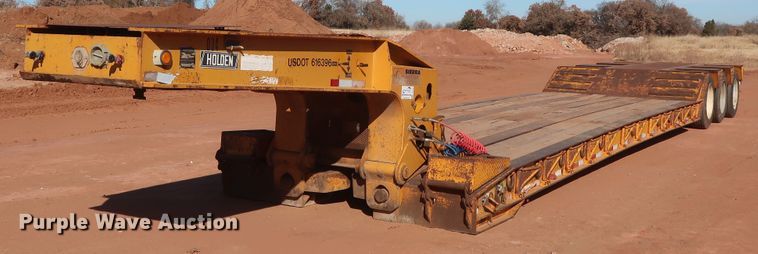 image for item DG4241 1994 Holden HPD51350 lowboy equipment trailer