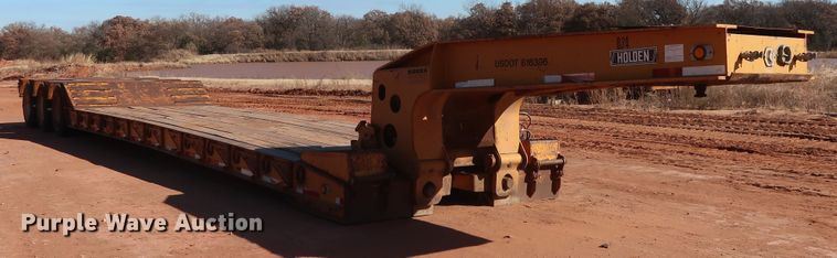 image for item DG4241 1994 Holden HPD51350 lowboy equipment trailer