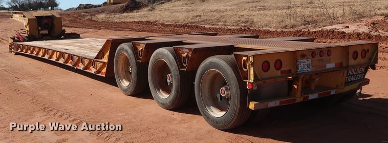 image for item DG4241 1994 Holden HPD51350 lowboy equipment trailer