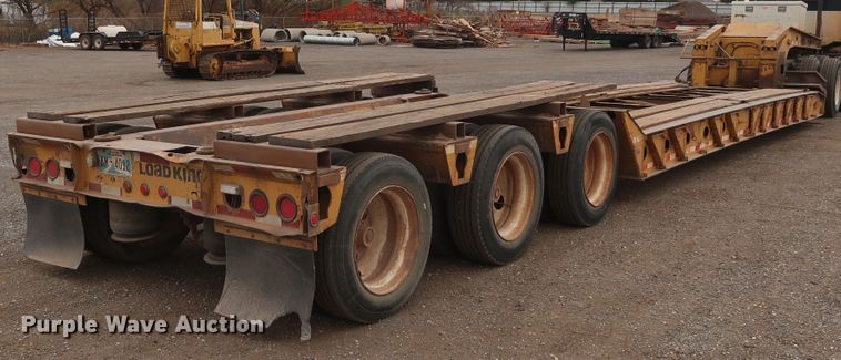 image for item DG4244 2001 Load King HDD503 lowboy equipment trailer