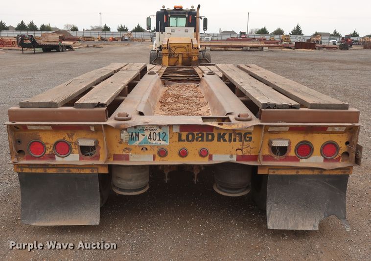 image for item DG4244 2001 Load King HDD503 lowboy equipment trailer