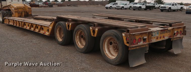image for item DG4244 2001 Load King HDD503 lowboy equipment trailer