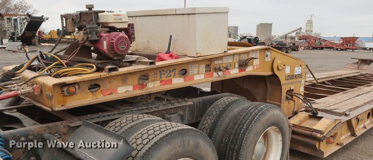 image for item DG4244 2001 Load King HDD503 lowboy equipment trailer