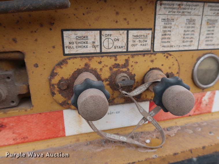 image for item DG4244 2001 Load King HDD503 lowboy equipment trailer