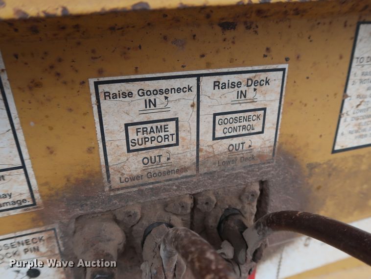 image for item DG4244 2001 Load King HDD503 lowboy equipment trailer