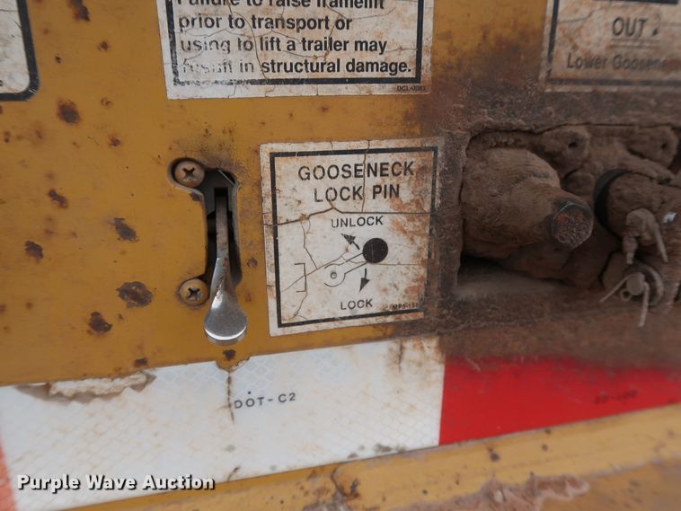 image for item DG4244 2001 Load King HDD503 lowboy equipment trailer