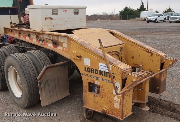 image for item DG4244 2001 Load King HDD503 lowboy equipment trailer