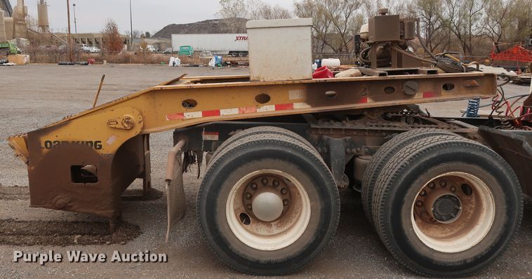 image for item DG4244 2001 Load King HDD503 lowboy equipment trailer
