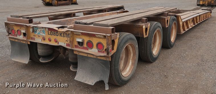 image for item DG4244 2001 Load King HDD503 lowboy equipment trailer
