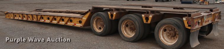 image for item DG4244 2001 Load King HDD503 lowboy equipment trailer