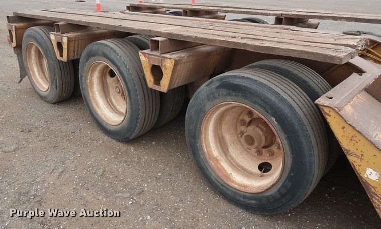 image for item DG4244 2001 Load King HDD503 lowboy equipment trailer